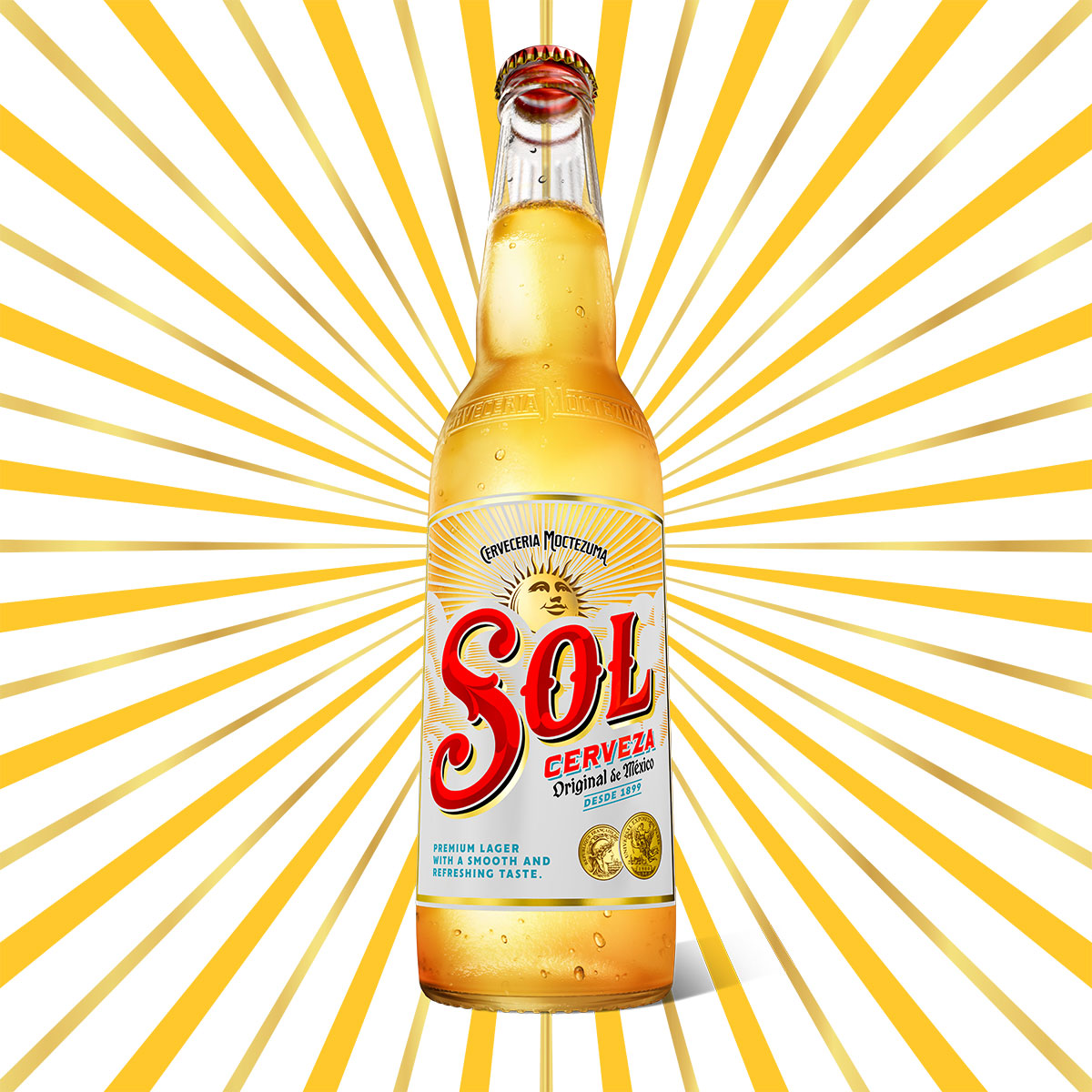 Sol Bottle With Rays
